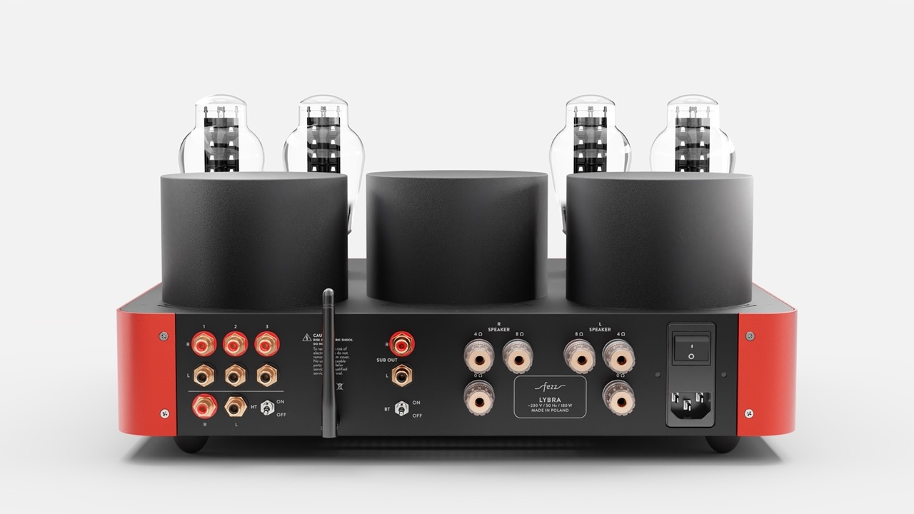 FEZZ LYBRA 300b rood VERSTERKER - Afbeelding 4