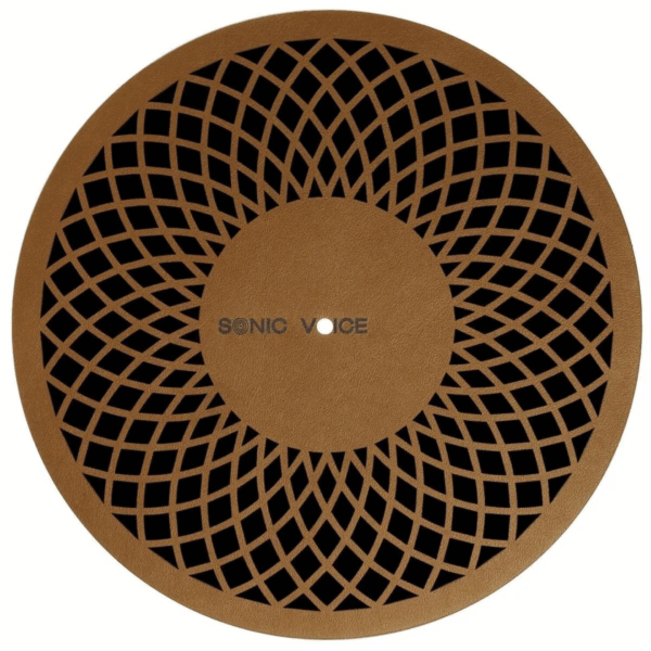 SONIC VOICE Z-MAT cognac PLATENSPELER MAT