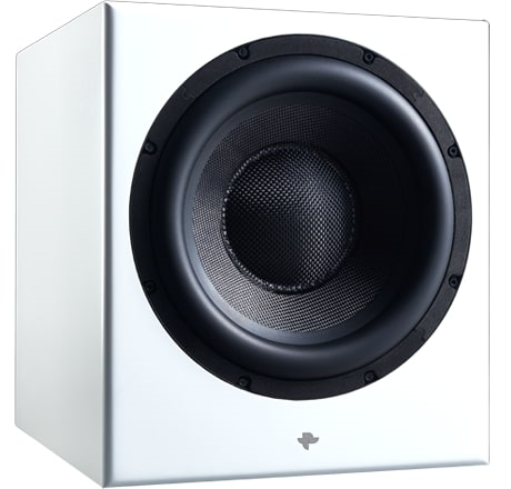 Totem KIN SUB10 wit satijn SUBWOOFER