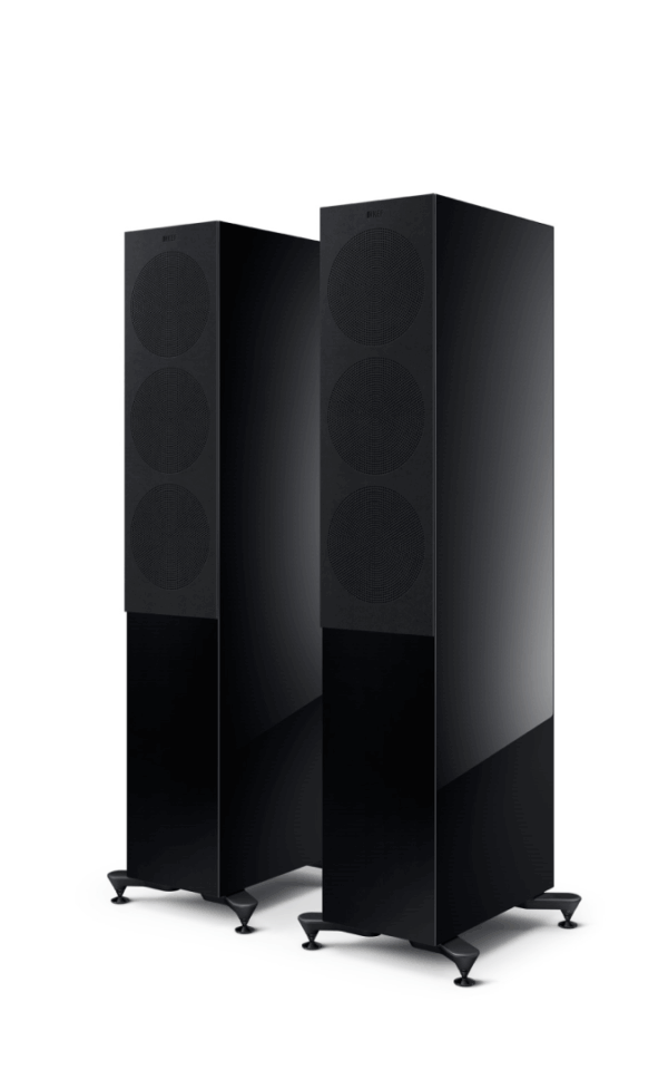 KEF R7 Meta zwart luidspreker