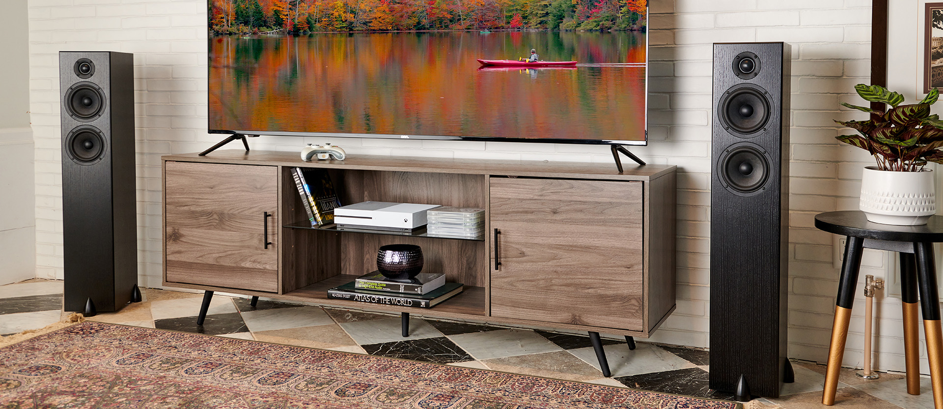 Totem BISON TWIN TOWER zwart essen luidspreker - Afbeelding 3