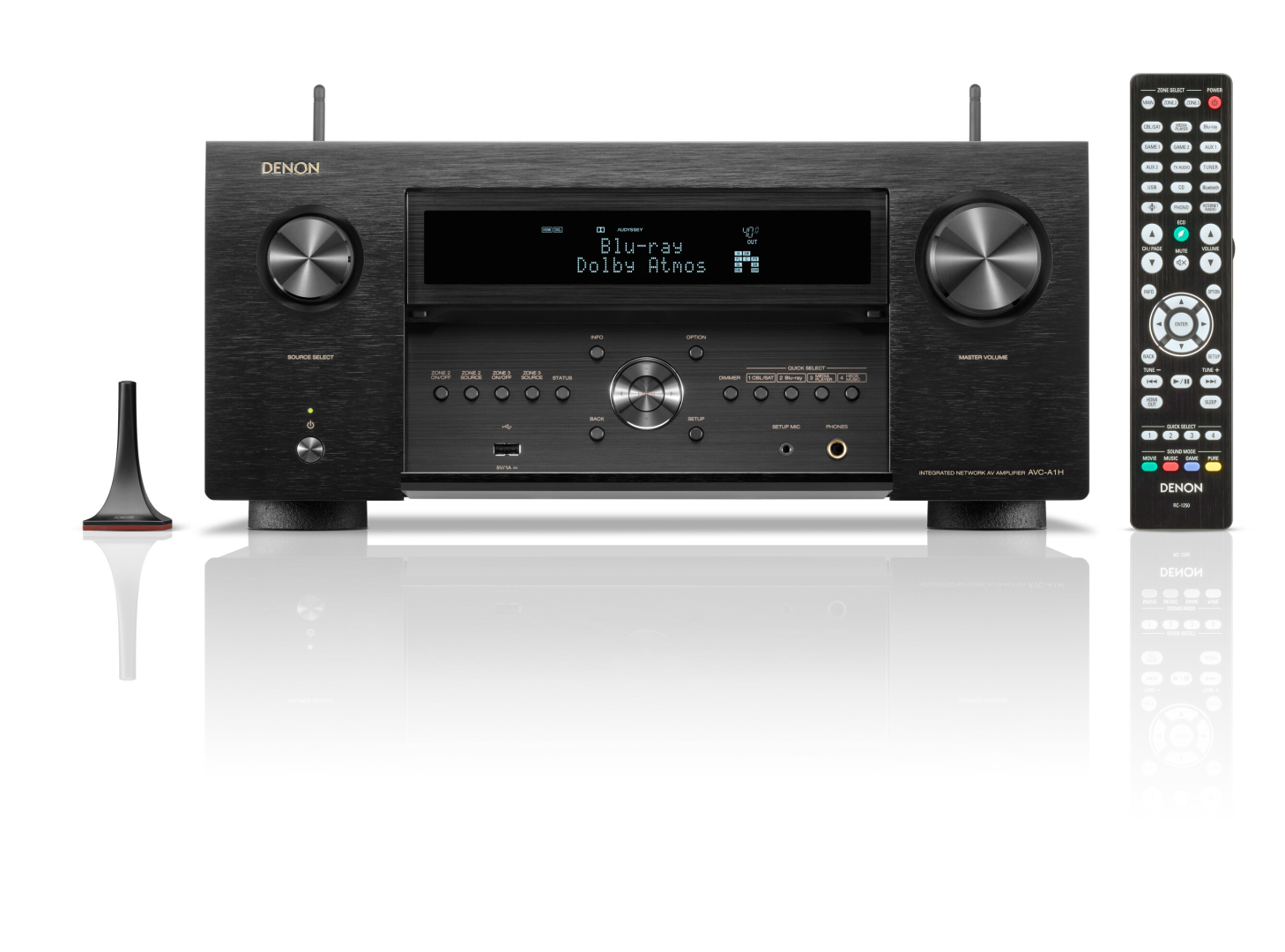 Denon AVCA 1H zwart RECEIVER - Afbeelding 7