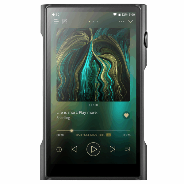 SHANLING M6 Ultra zwart PORTABLE AUDIO