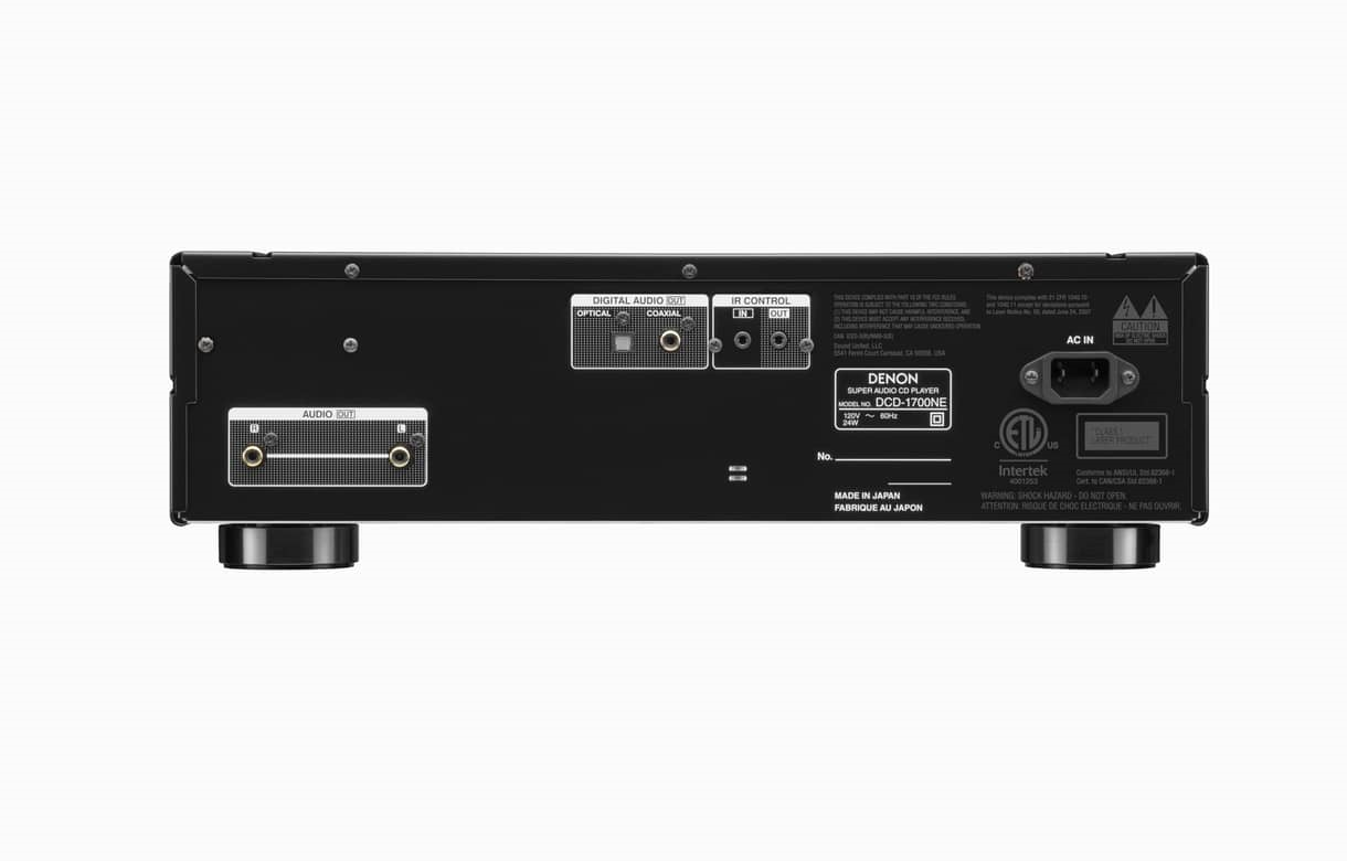 Denon DCD-1700 NE zwart CD - Afbeelding 4