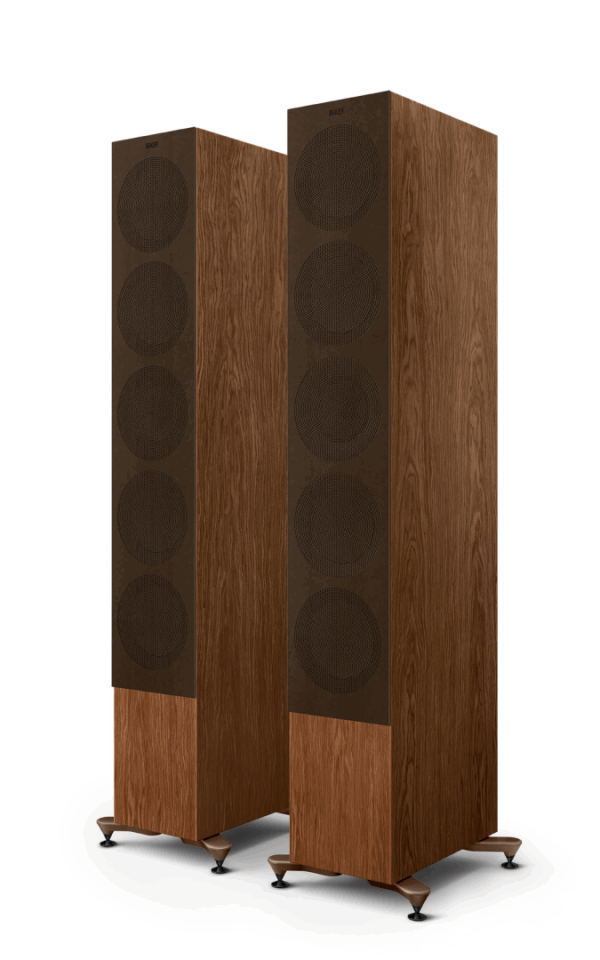 KEF R11 Meta walnut luidspreker