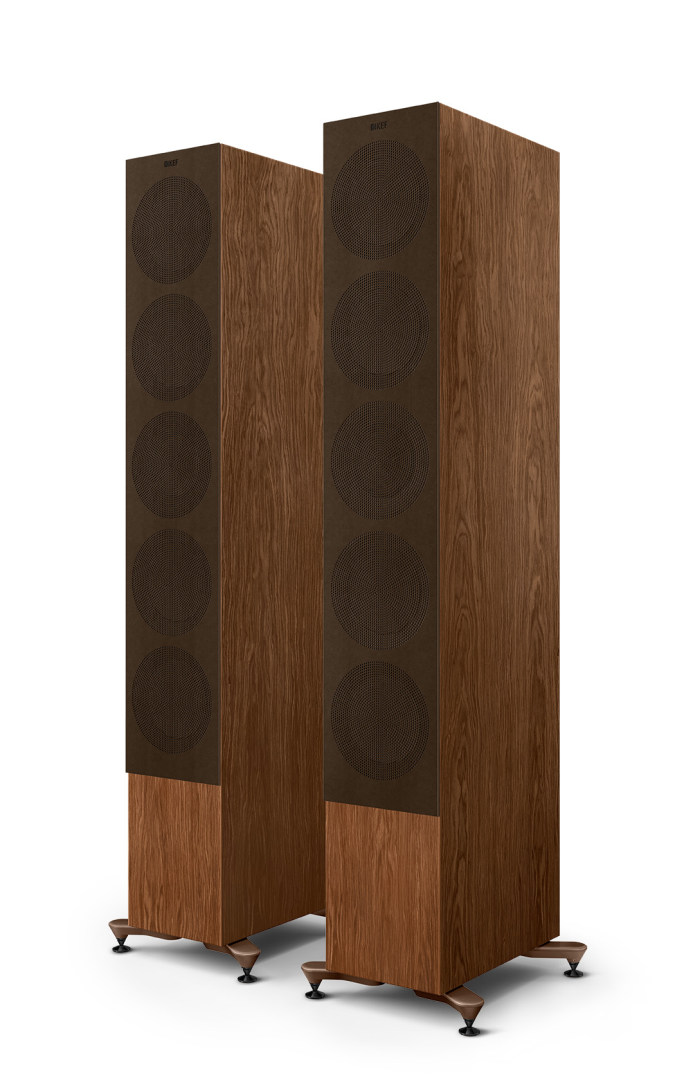 KEF R11 Meta walnut luidspreker