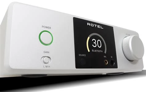 Rotel DX-3 zilver hoofdtelefoonversterker - Afbeelding 3