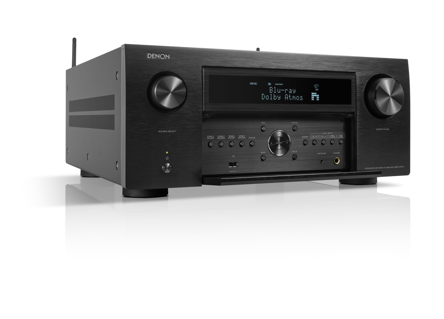Denon AVCA 1H zwart RECEIVER - Afbeelding 5