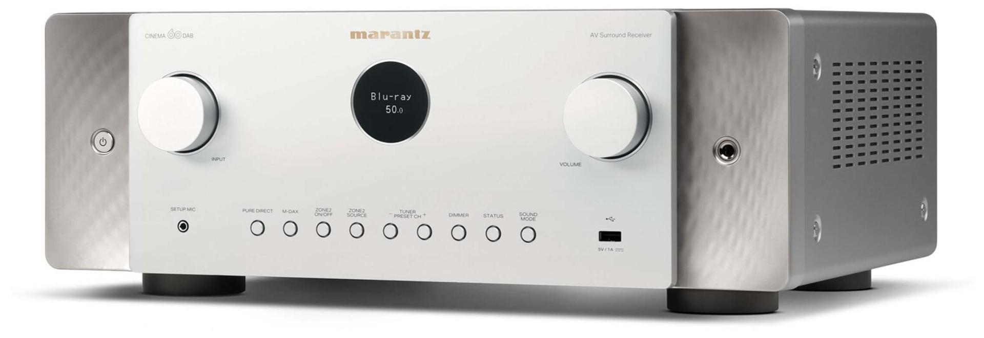 Marantz CINEMA 60 DAB+ zilver RECEIVER - Afbeelding 4
