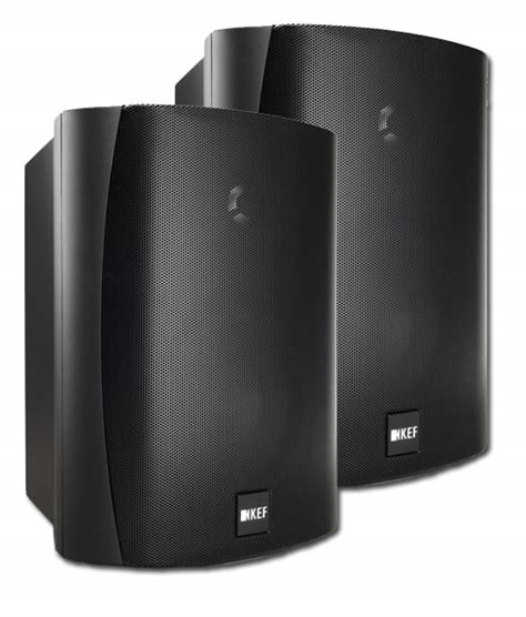 KEF VENTURA 6 zwart BUITEN LUIDSPREKERS