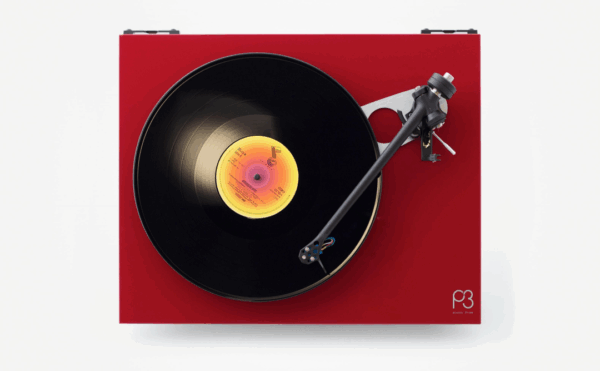 REGA PLANAR 3 rood platenspeler