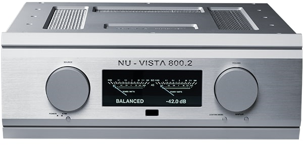 Musical Fidelity Nu-Vista 800.2 zilver VERSTERKER
