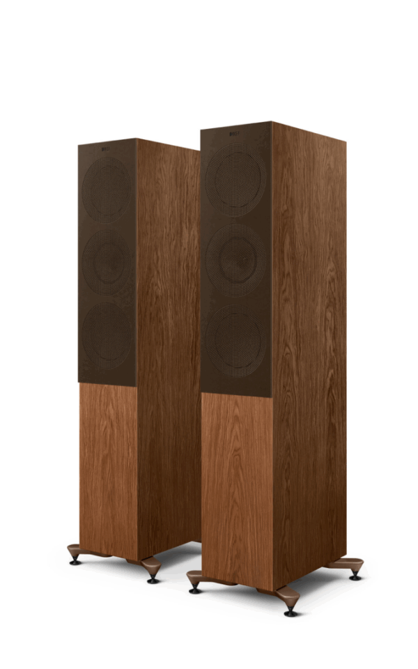 KEF R7 Meta walnut luidspreker