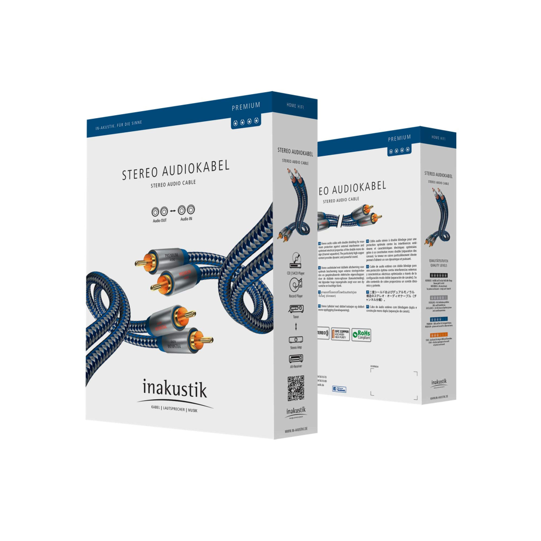 Inakustik Premium RCA-RCA 1.5 mtr KABELS