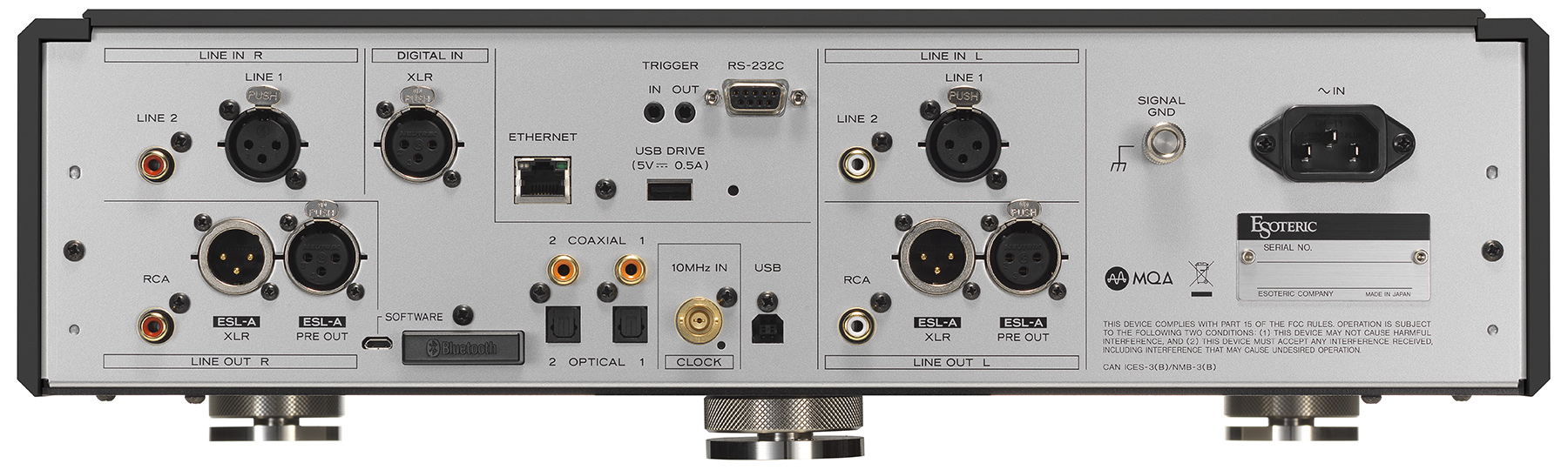 Esoteric N-05XD zwart STREAMER VOORVERSTERKER DAC - Afbeelding 3