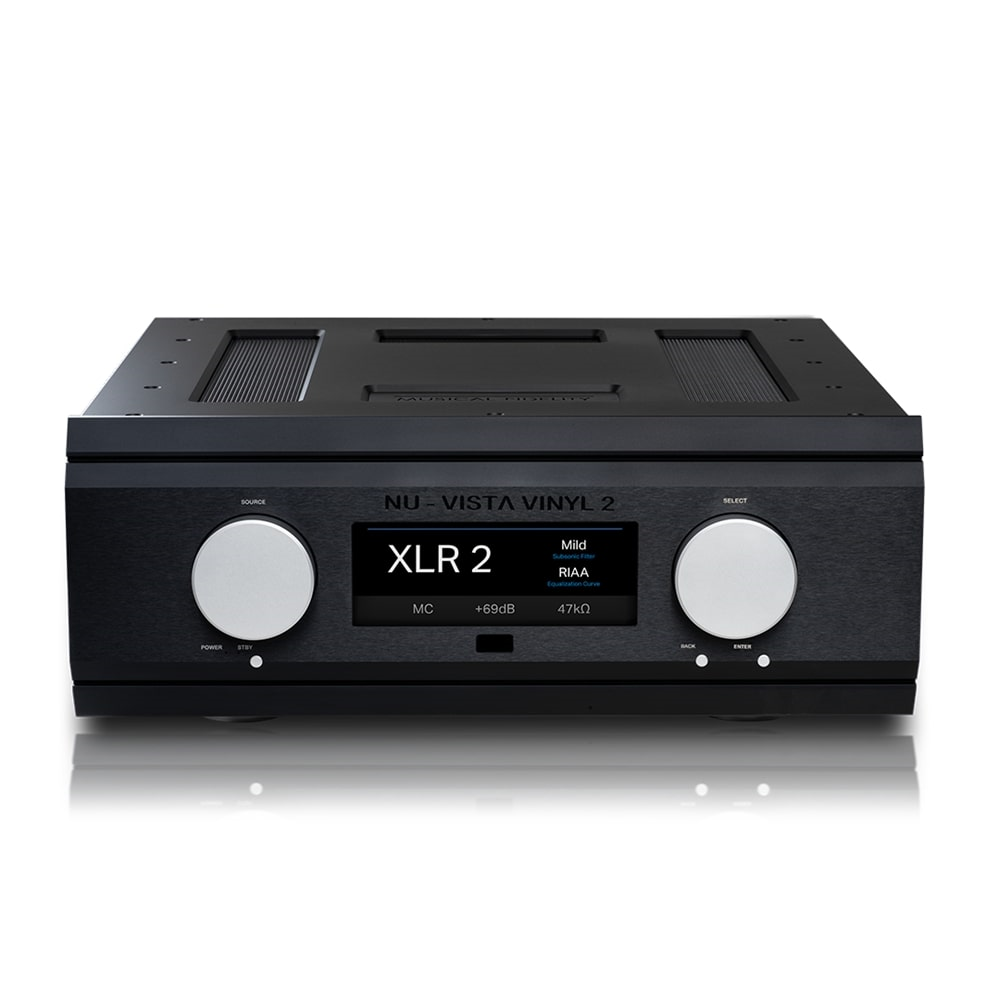 Musical Fidelity Nu-Vista VINYL 2 zwart Phono versterker
