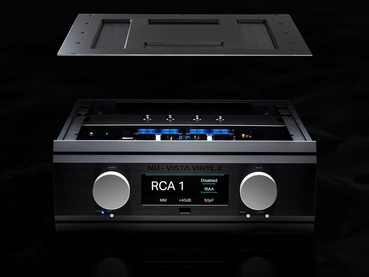 Musical Fidelity Nu-Vista VINYL 2 zwart Phono versterker - Afbeelding 2