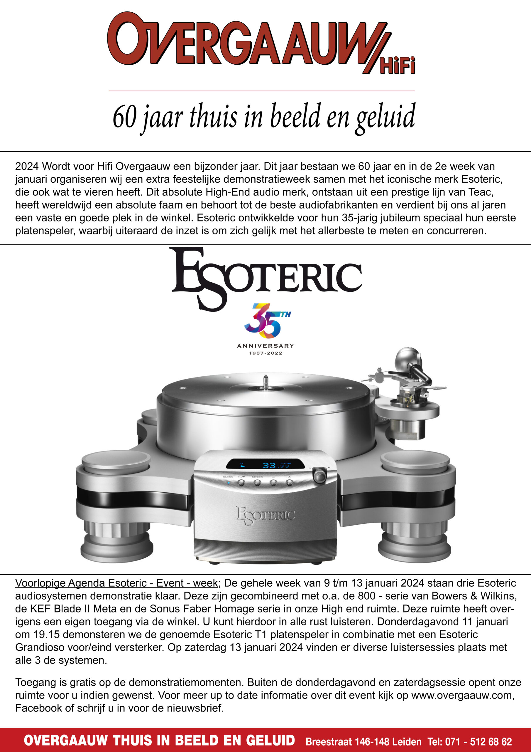 Esoteric bij Overgaauw in Leiden