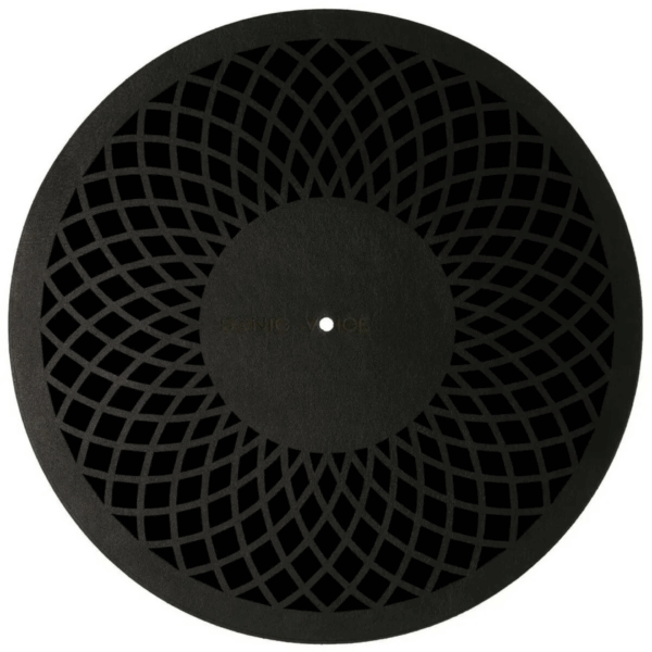 SONIC VOICE Z-MAT zwart PLATENSPELER MAT