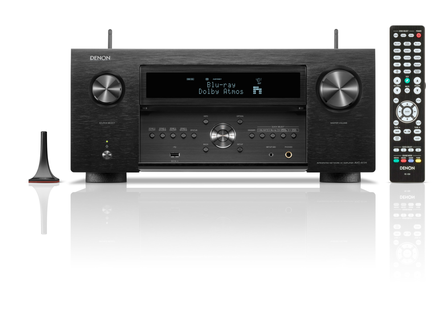 Denon AVCA 1H zwart RECEIVER - Afbeelding 3