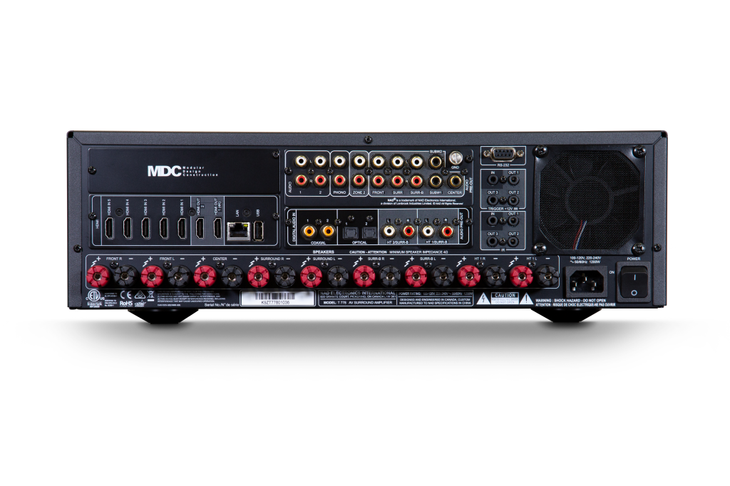 NAD T778 RECEIVER 9x80watt - Afbeelding 3